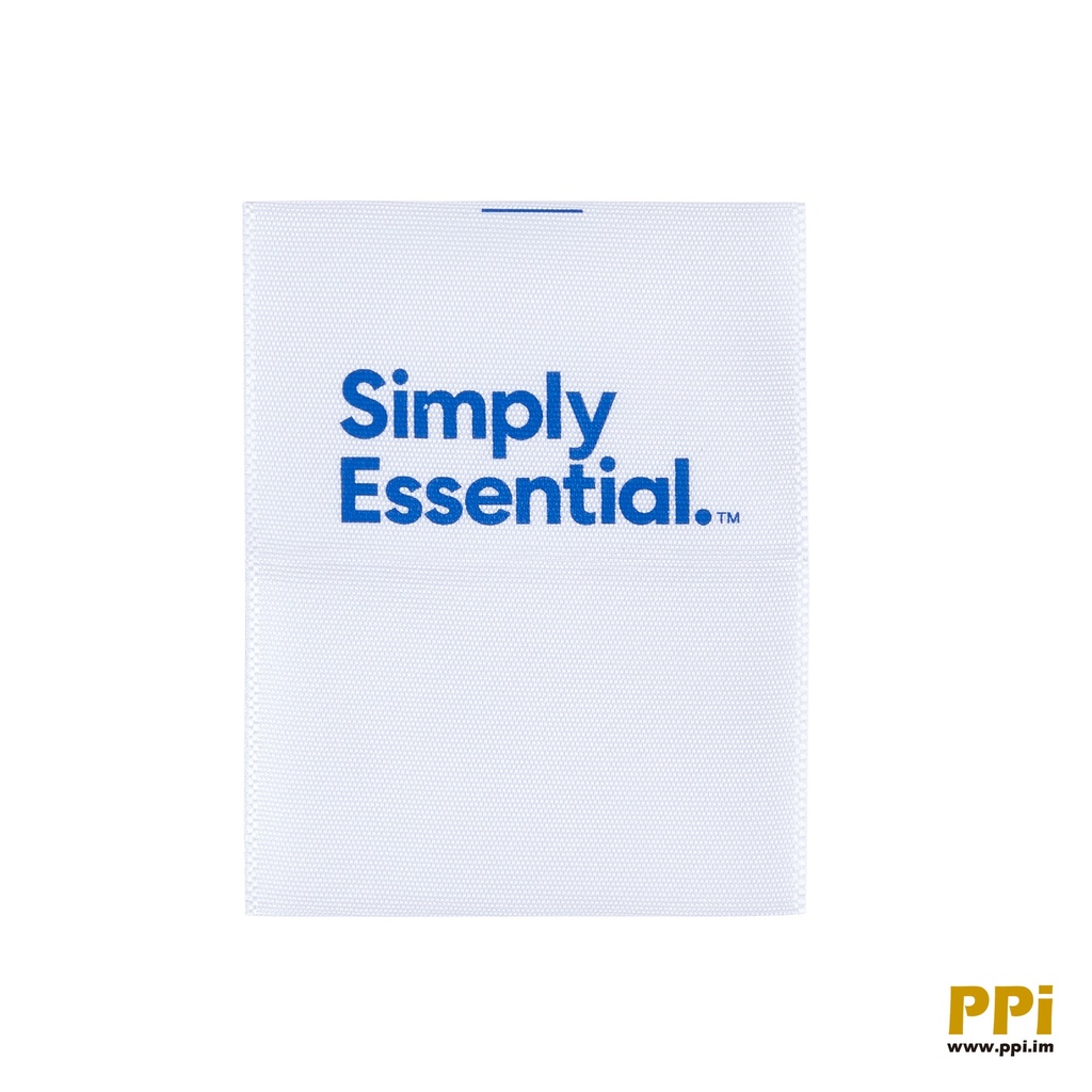 Simply Essential printed brand label