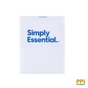 Simply Essential printed brand label
