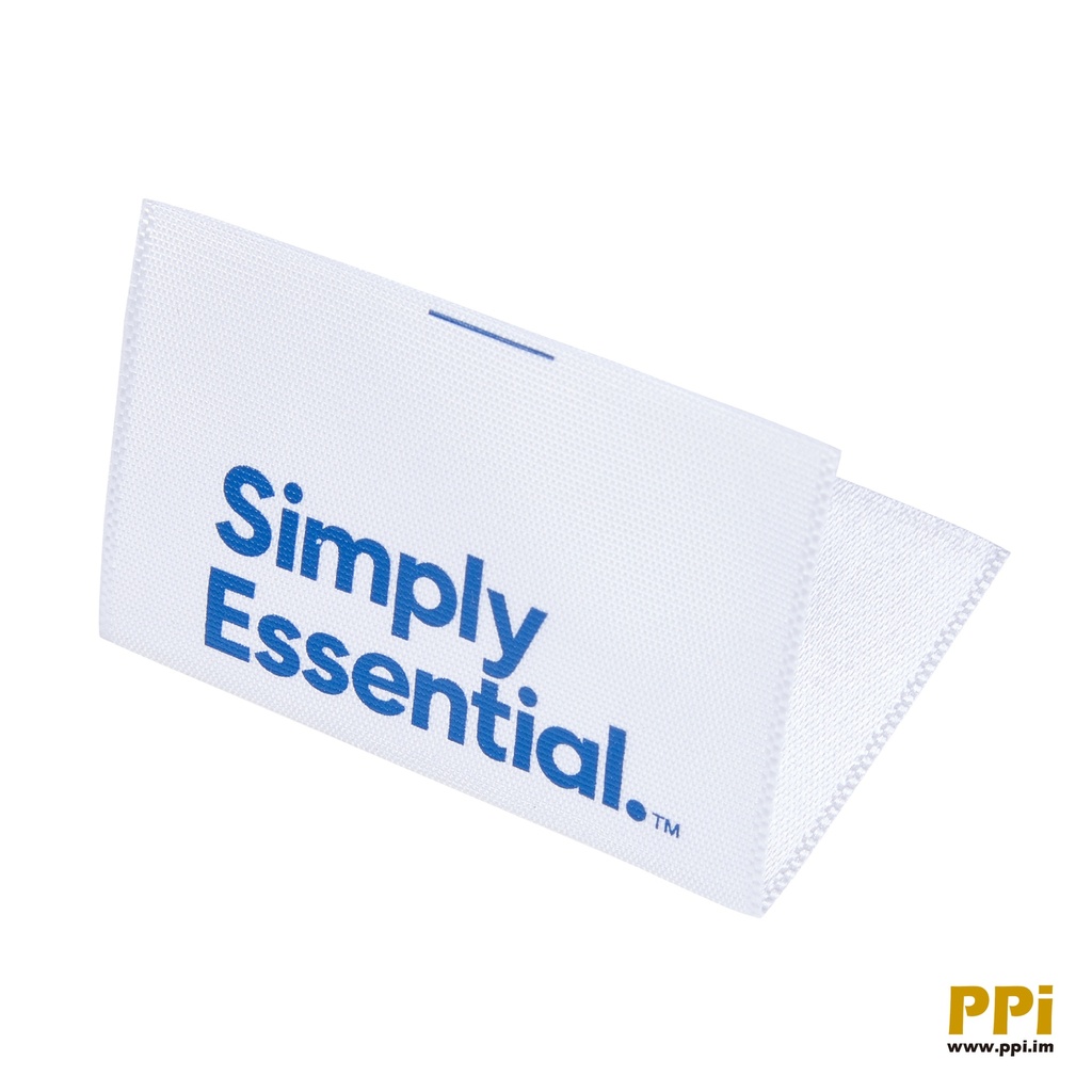 Simply Essential printed brand label