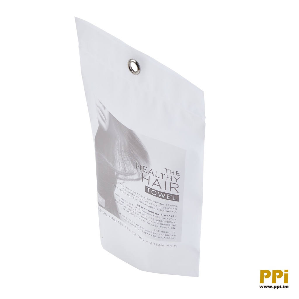 Restore home hair towel polybag