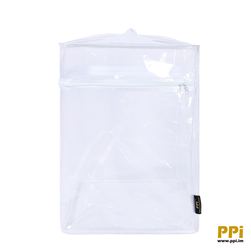 recycled PEVA bag for comforter with recycled non-woven