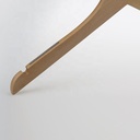 Wood hanger for robe