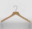 Wood hanger for robe