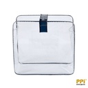 open top wire bag with strap velcro closure
