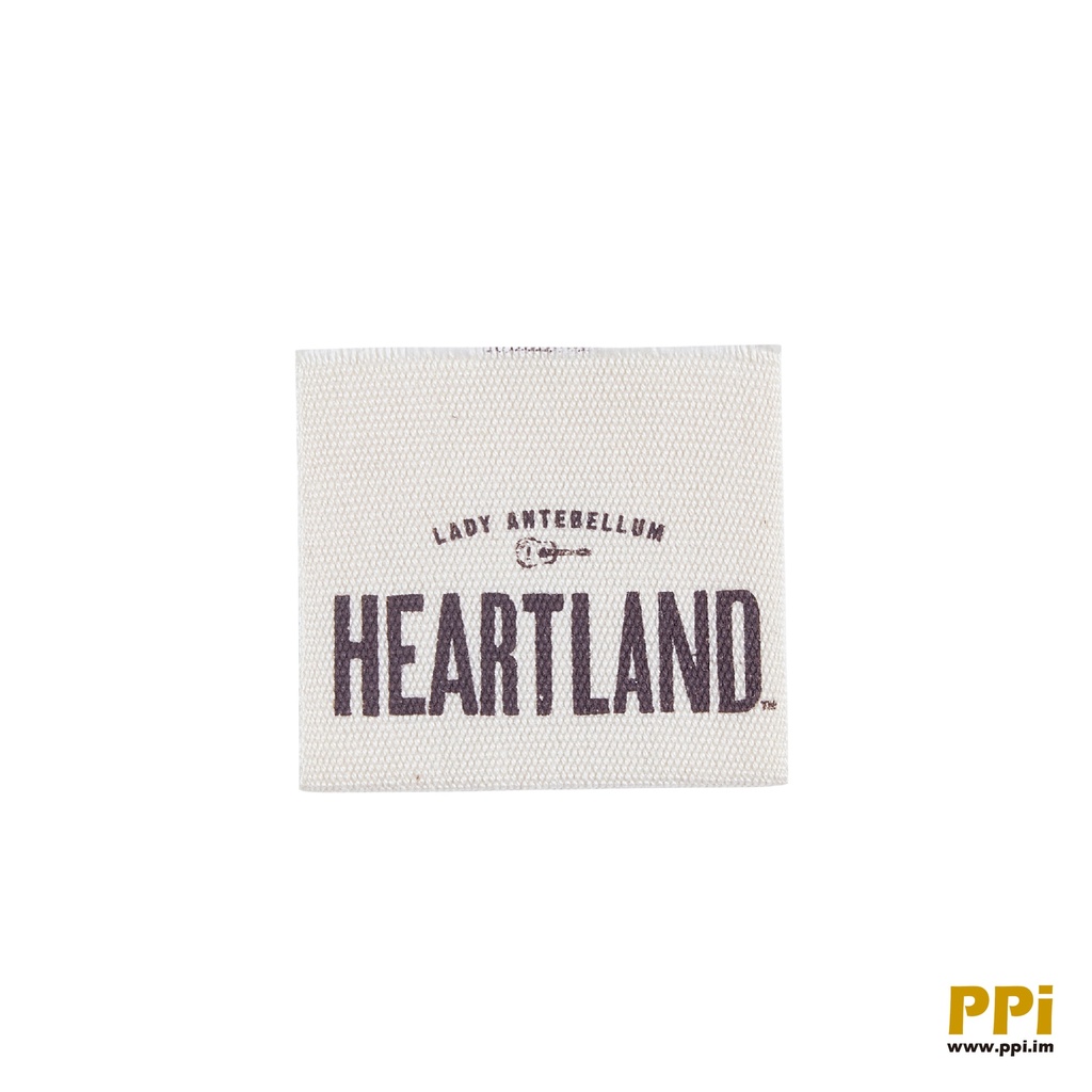 Heartland printed brand carelabel