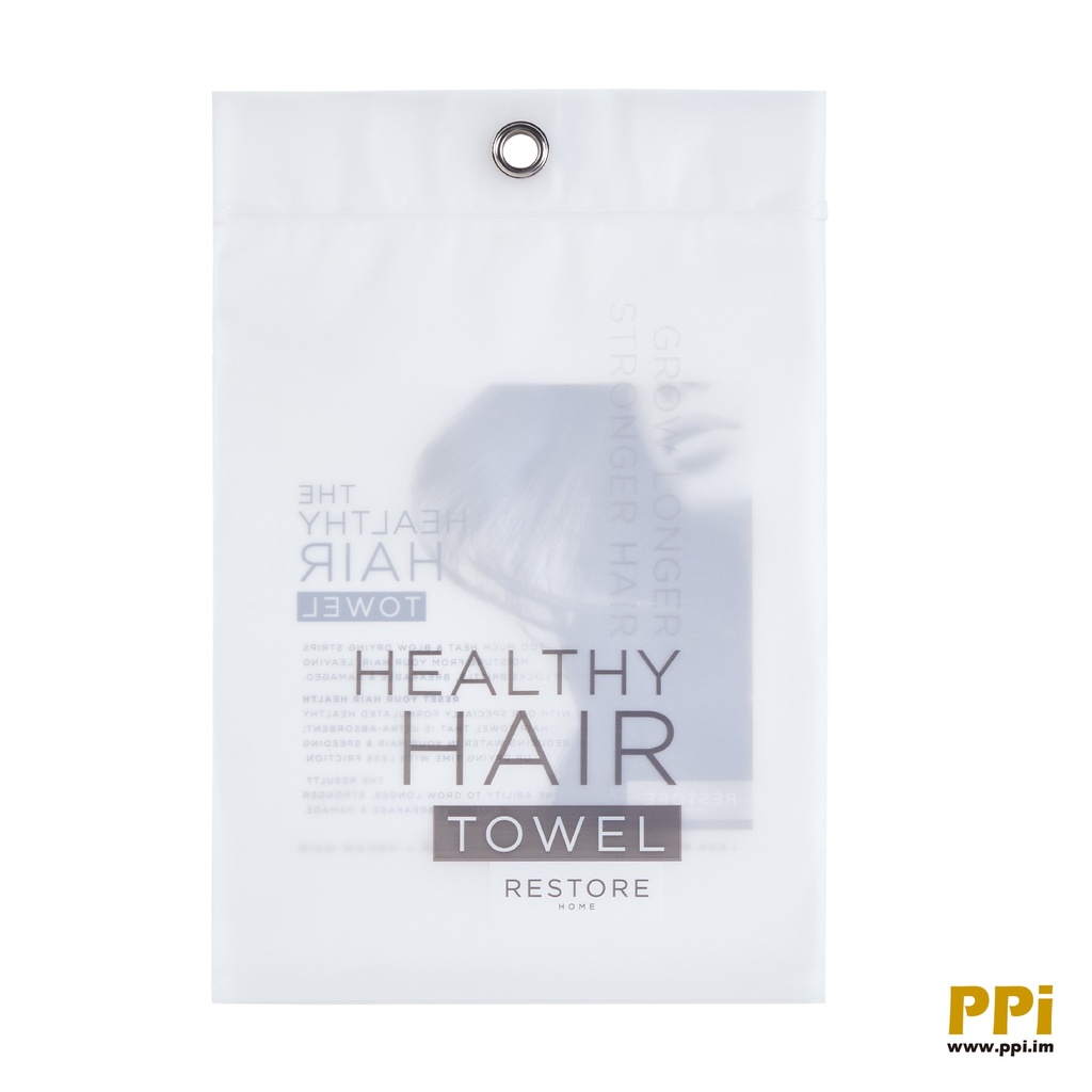 hair towel polybag