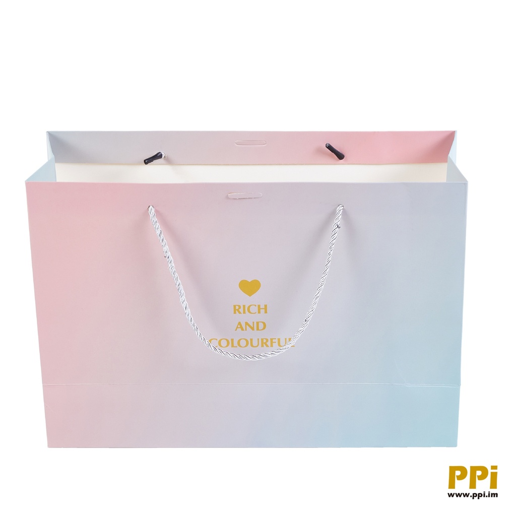 Gradient Pink- Paper Tote bag