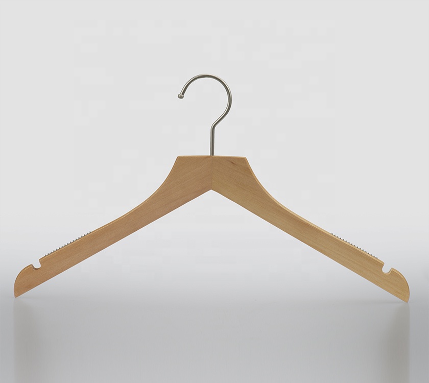 [WH-W77] Wood hanger for robe