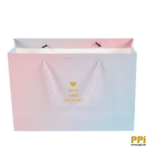 [MS220127] Gradient Pink- Paper Tote bag